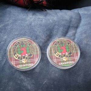 Crawford Clan Tartan Coasters
